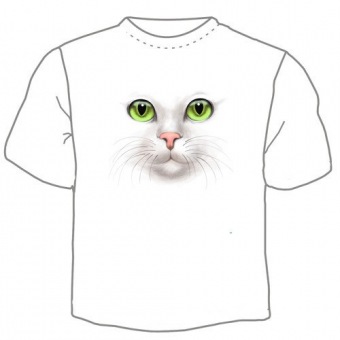Детская футболка "Зелёные глазки" с принтом на сайте mosmayka.ru