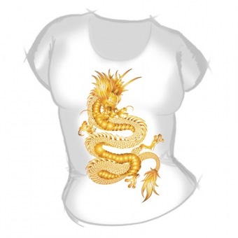 Женская футболка "Дракон 1" с принтом на сайте mosmayka.ru