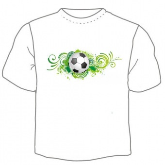 Мужская футболка "Мяч 1" с принтом на сайте mosmayka.ru