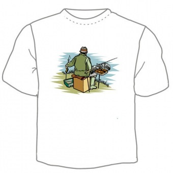 Мужская футболка "Рыбак 3" с принтом на сайте mosmayka.ru