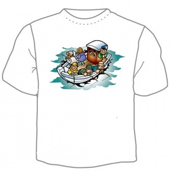 Мужская футболка "Рыбы 14" с принтом на сайте mosmayka.ru