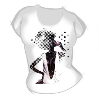 Женская футболка "Девушка 3" с принтом на сайте mosmayka.ru